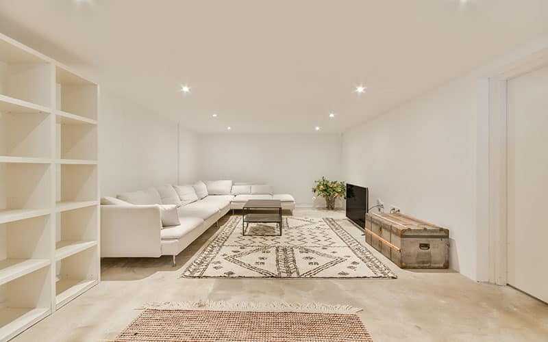 Remodeled basement